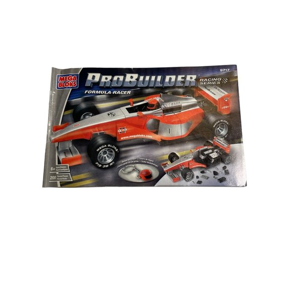 Mega Bloks 9717 ProBuilder Formula Racer Racing Series INSTRUCTIONS ONLY - Picture 1 of 4